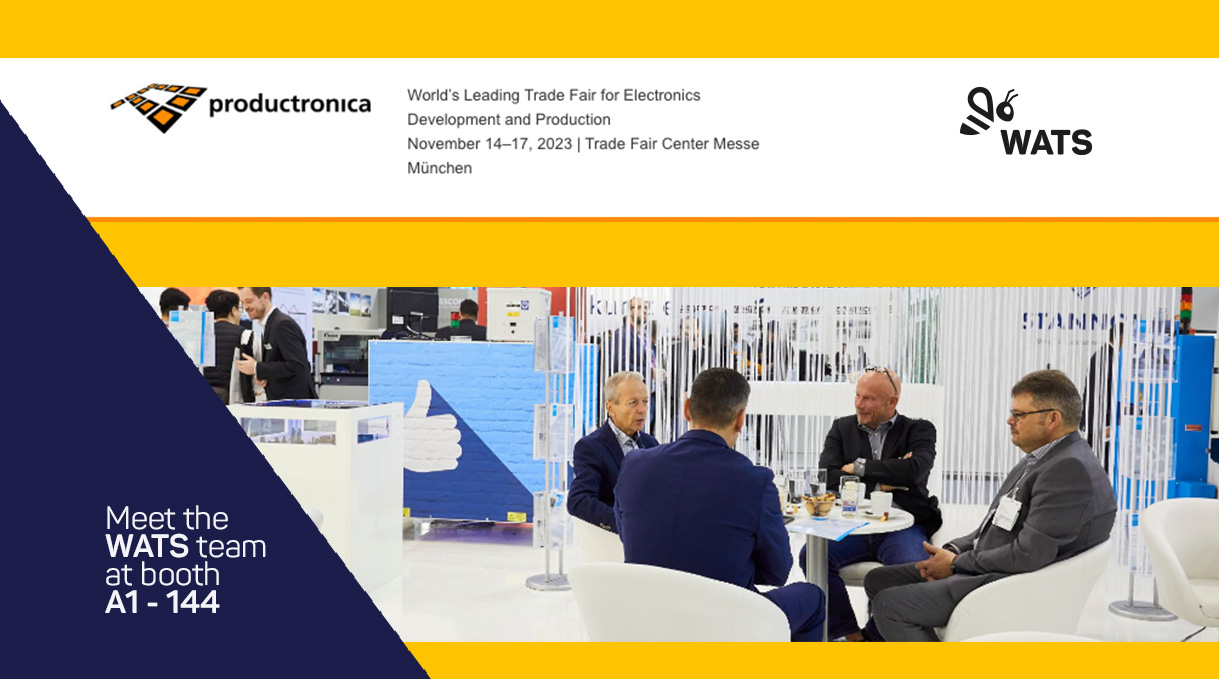 Meet the WATS team at productronica 2023